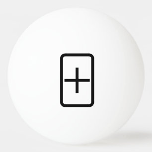 Pelota De Ping Pong Tarjeta Zener   Más Rótulo