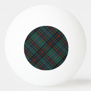 Pelota De Ping Pong Tartan en azul, naranja, verde...