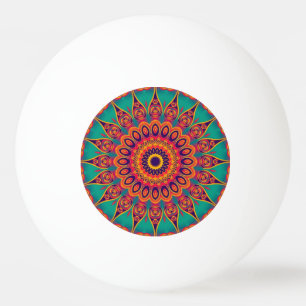 Pelota De Ping Pong Tattoo Kaleidoscope Fractal II