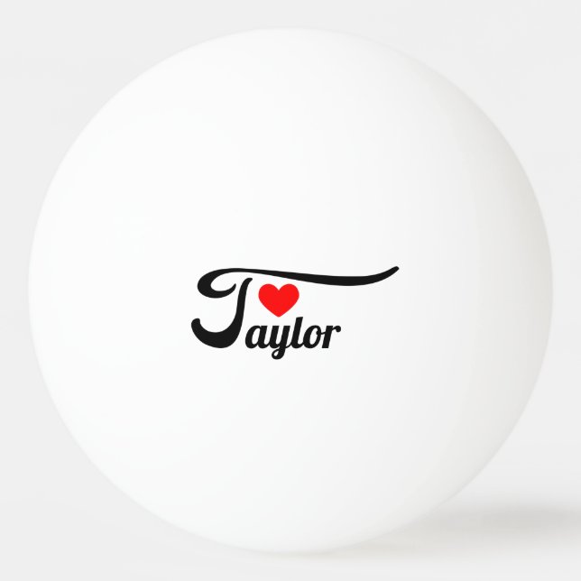 Pelota De Ping Pong Taylor (Anverso)