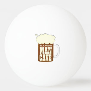 Pelota De Ping Pong Taza de cerveza de la cueva del hombre