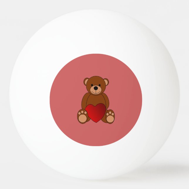 Pelota De Ping Pong Teddy Love (Reverso)