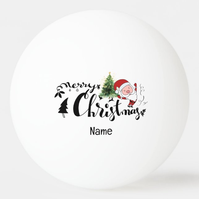 Pelota De Ping Pong Temas de navidades para Ping Pong Player (Anverso)