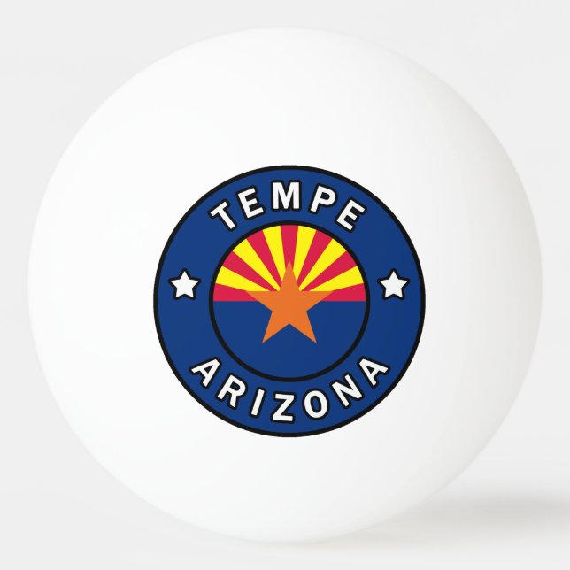 Pelota De Ping Pong Tempe Arizona (Anverso)
