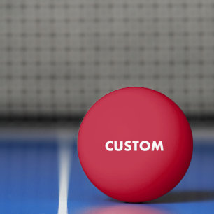 Pelota De Ping Pong Tenis de mesa ROJO personalizado personalizado