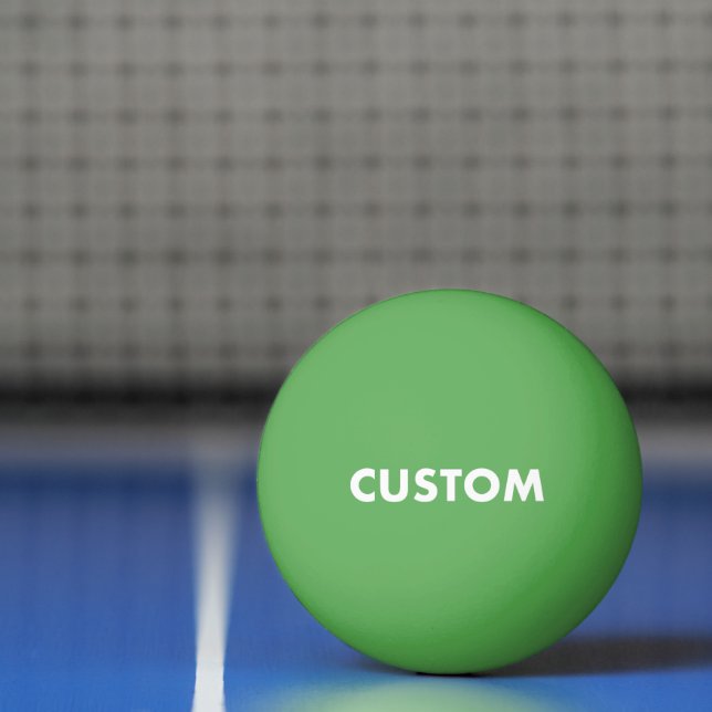 Pelota De Ping Pong Tenis de mesa VERDE personalizado personalizado (Neto)