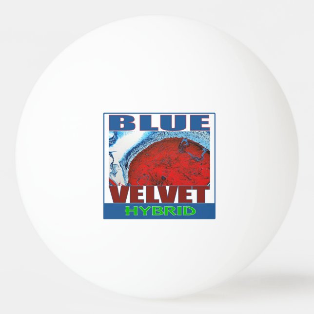 Pelota De Ping Pong TÉRMINO HIbrido blue VELVET (Anverso)
