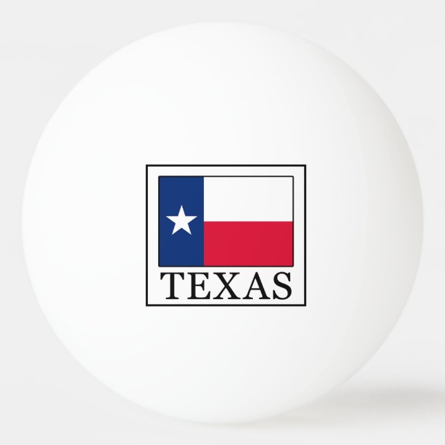 Pelota De Ping Pong Texas (Anverso)