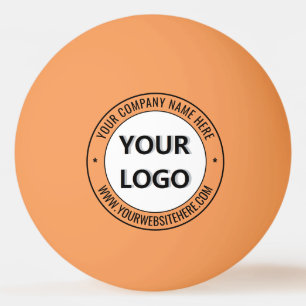 Pelota De Ping Pong Texto de logotipo de empresa personalizado para es