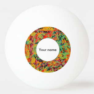 Pelota De Ping Pong Textura de agujeros coloridos