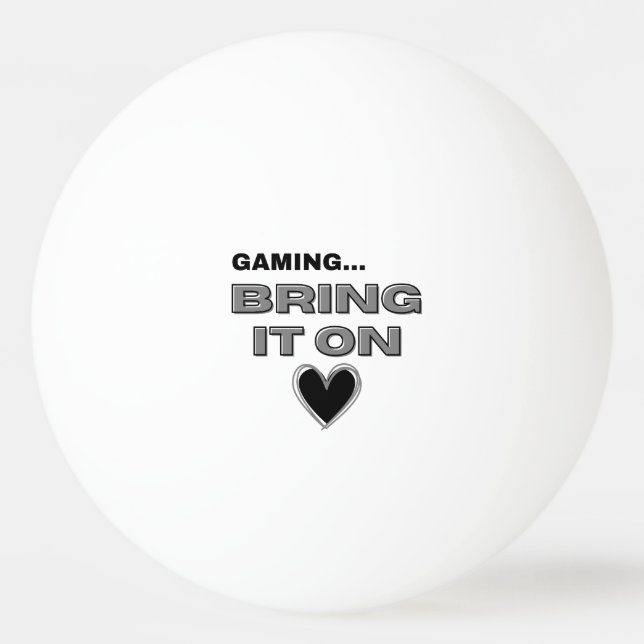 Pelota De Ping Pong The Gamer  (Anverso)