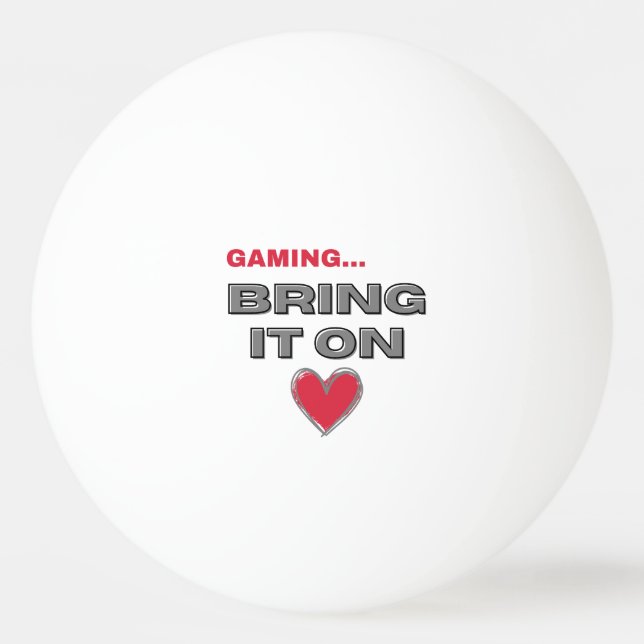 Pelota De Ping Pong The Gamer Ping Pong Balls (Anverso)