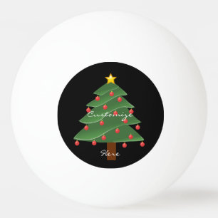 Pelota De Ping Pong Thunder_Cove de árbol de Navidad