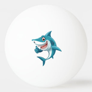 Pelota De Ping Pong Tiburón lindo