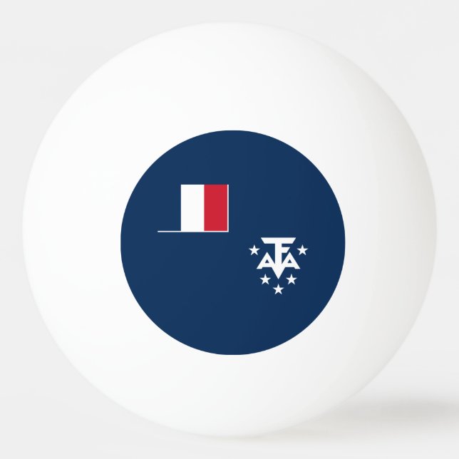 Pelota De Ping Pong Tierras Australes Francesas (Anverso)