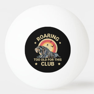 Pelota De Ping Pong Tigre Dientes de Sable Divertido Demasiado Viejo p