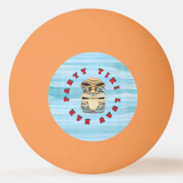 Pelota De Ping Pong tiki luau tropical island beach 