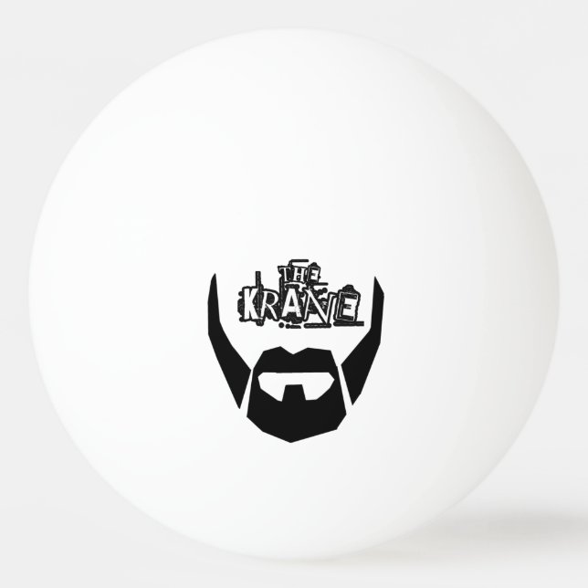 Pelota De Ping Pong Timothy Krane La Barba Negra Krane (Anverso)