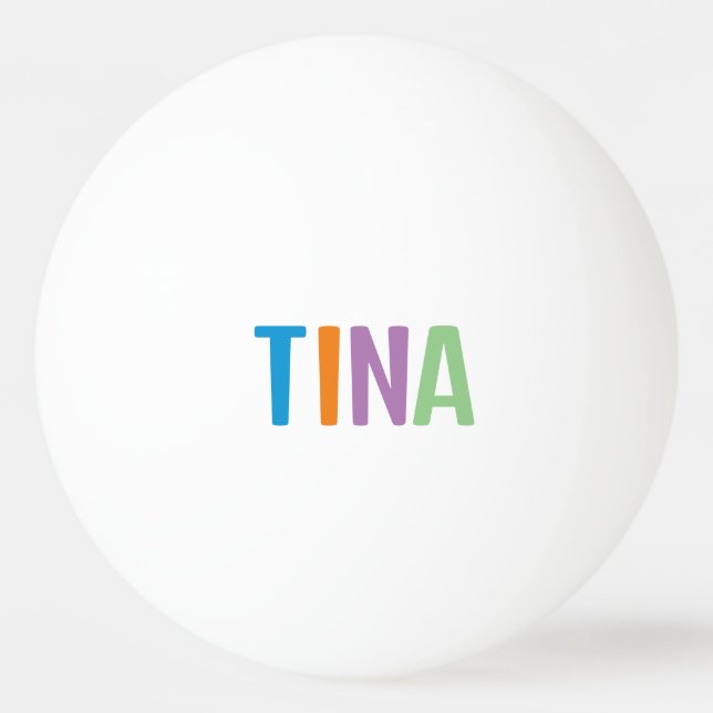 Pelota De Ping Pong Tina (Anverso)