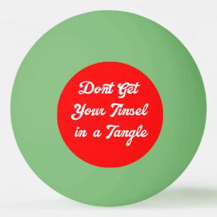 Pelota De Ping Pong Tinsel Tangle Ping Pong Ball