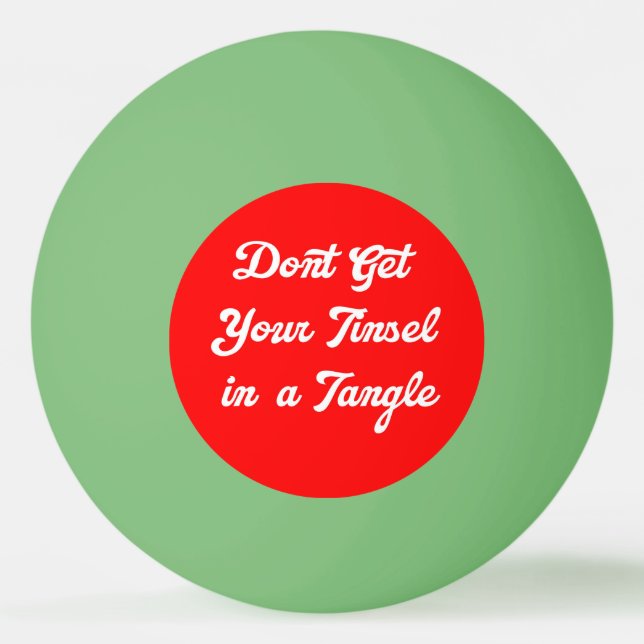 Pelota De Ping Pong Tinsel Tangle Ping Pong Ball (Anverso)