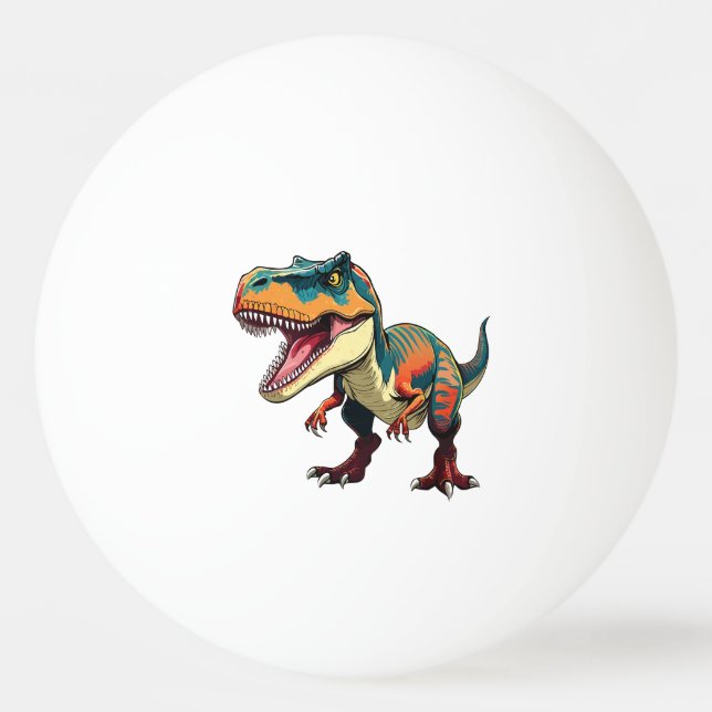 Pelota De Ping Pong Tiranosaurio Rex (Anverso)