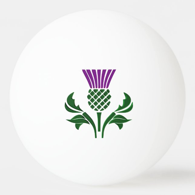 Pelota De Ping Pong Tístol de emblema escocés (Anverso)