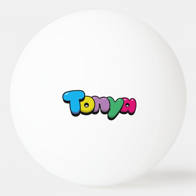 Pelota De Ping Pong Tonya (Anverso)