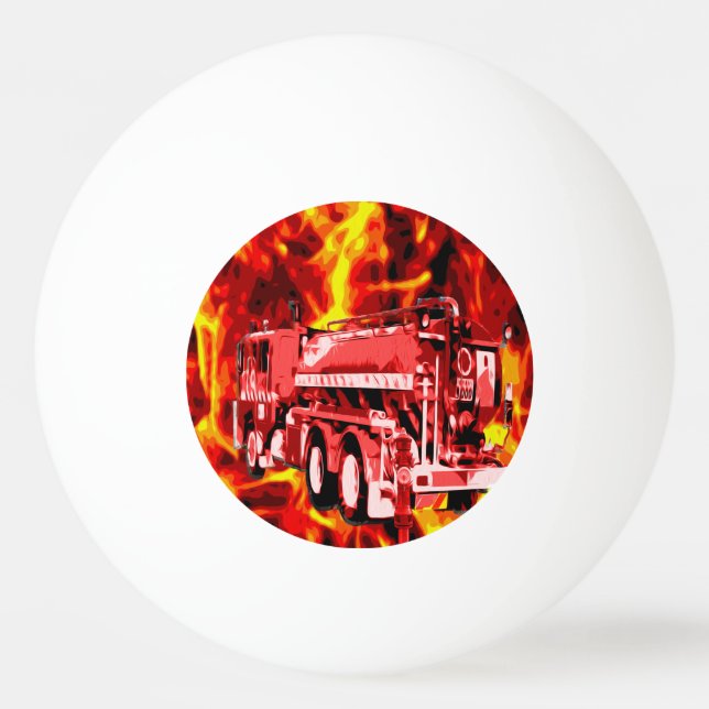 Pelota De Ping Pong Tormenta de bomberos, Ping Pong Ball (Anverso)
