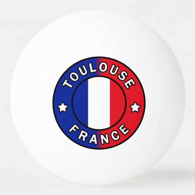 Pelota De Ping Pong Toulouse Francia (Anverso)