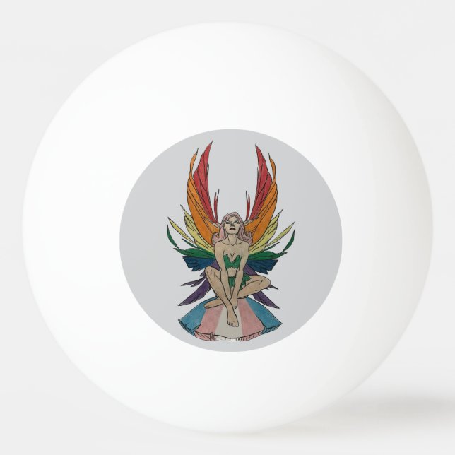 Pelota De Ping Pong Transgender Faerie  (Anverso)