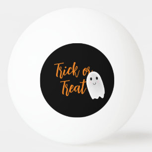 Pelota De Ping Pong Trick or Treat Fantasma Halloween