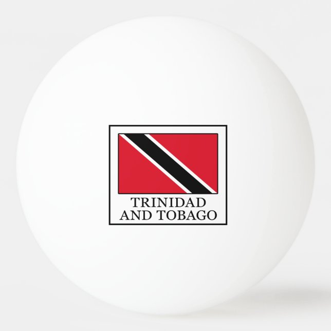 Pelota De Ping Pong Trinidad y Tabago (Anverso)