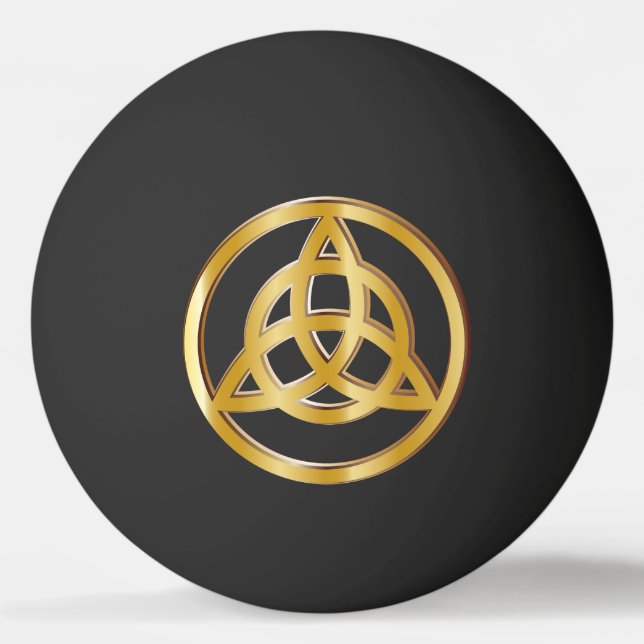 Pelota De Ping Pong Triquetra symbol (Anverso)