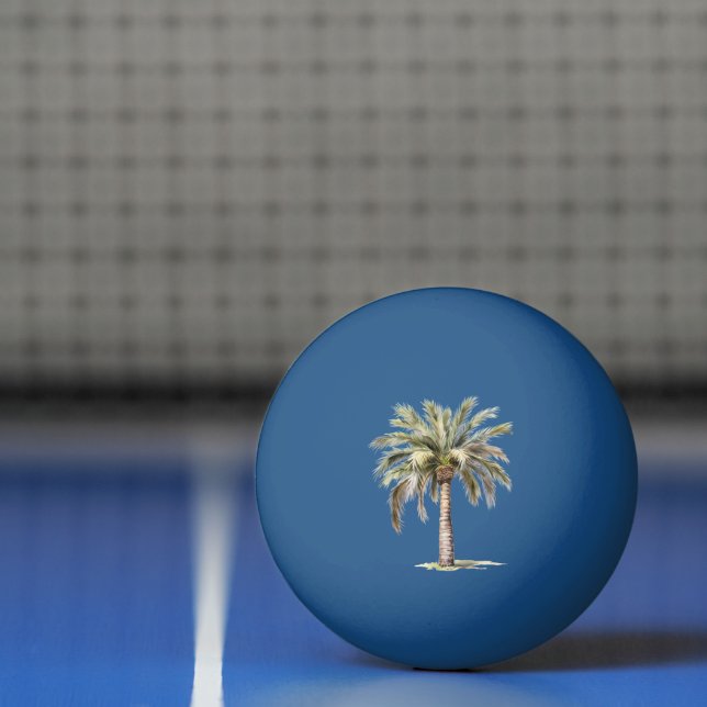 Pelota De Ping Pong Tropical Beach Palm Tree Starfish (Neto)