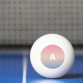 Pelota De Ping Pong Tu carta personalizada Neon Dawn