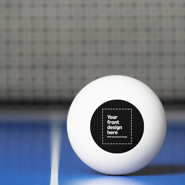 Pelota De Ping Pong Tu Diseño Aquí (Neto)