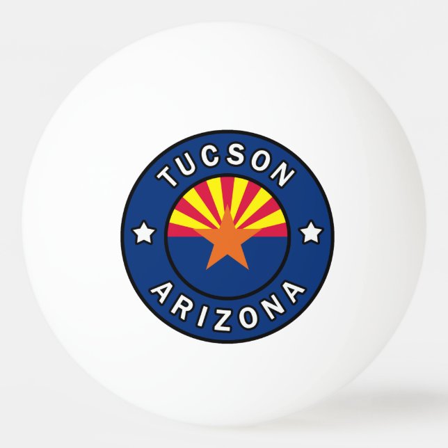 Pelota De Ping Pong Tucson Arizona (Anverso)
