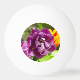 Pelota De Ping Pong Tulipanes de Lilac en un día soleado
