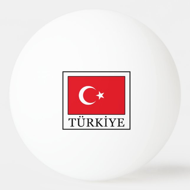 Pelota De Ping Pong Türkiye (Anverso)