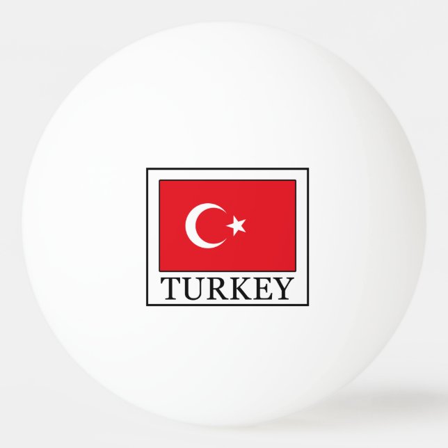 Pelota De Ping Pong Turquía (Anverso)