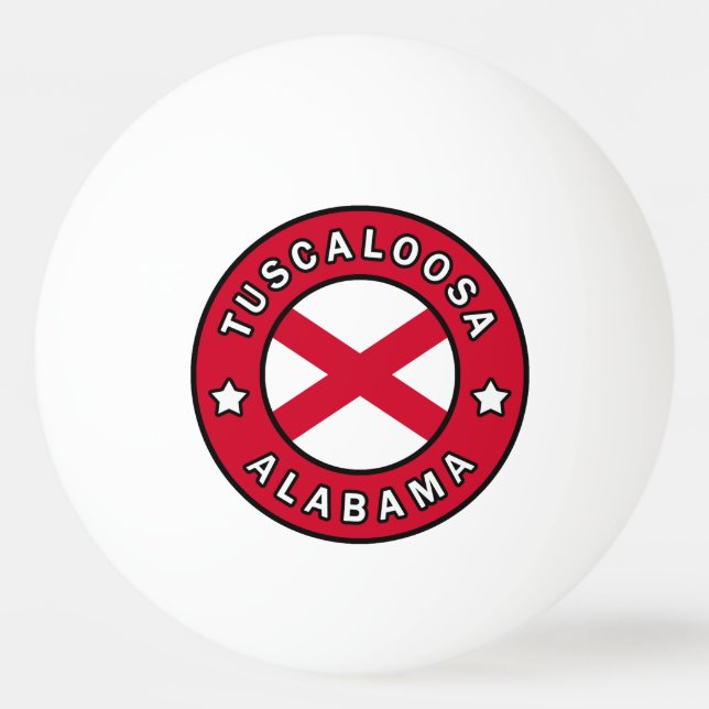 Pelota De Ping Pong Tuscaloosa Alabama (Anverso)