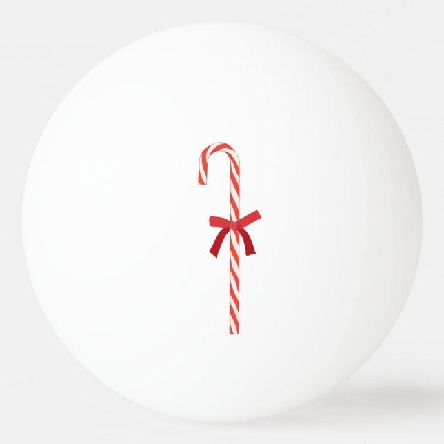 Pelota De Ping Pong Un bastón de caramelo (Anverso)