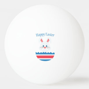 Pelota De Ping Pong Un lindo conejito de Pascua