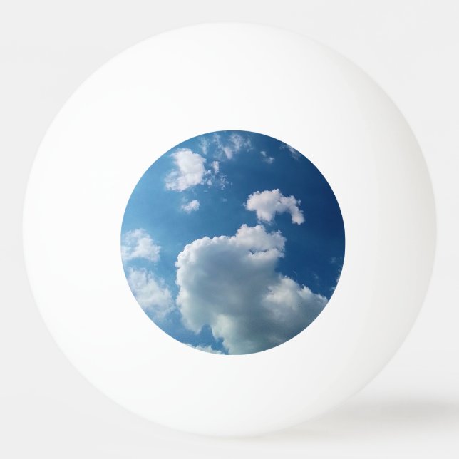 Pelota De Ping Pong Una gran nube (Anverso)