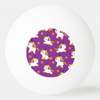Pelota De Ping Pong Unicornios Super Cute