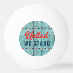 Pelota De Ping Pong Unidos nos ponemos patrióticos
