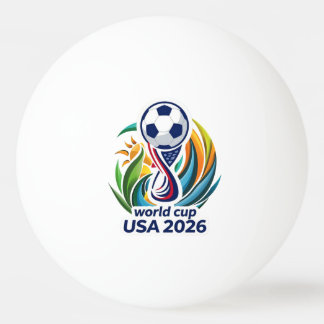 Pelota De Ping Pong Unidos por el Juego: Diseño de Celebración de Fútb
