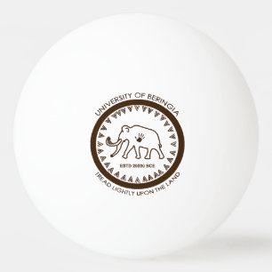 Pelota De Ping Pong Universidad de Beringia Mammoth