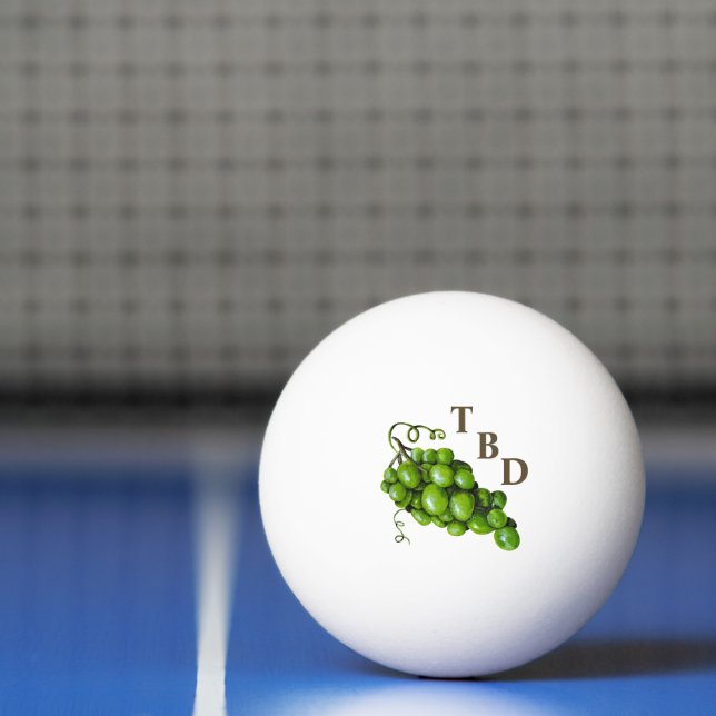 Pelota De Ping Pong Uvas verdes Pong Ball (Neto)